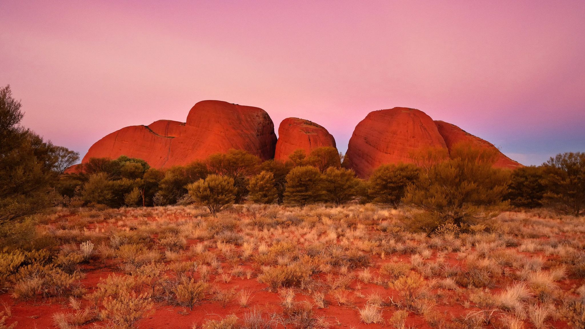 Kata Tjuta at sunset